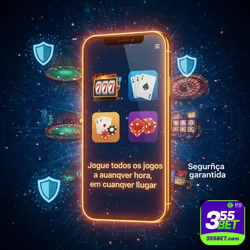 Imagem de jogos de cassino online acessados via smartphone