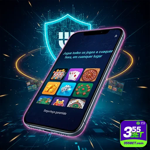 Imagem do App 355bet mostrando opções de apostas, promovendo o site 355bet para apostas esportivas