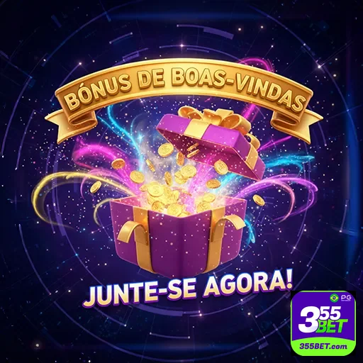 Imagem promocional do bônus 07 no site 355bet, destacando vantagens de apostas esportivas e casino.